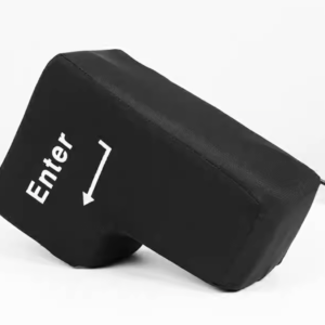 Giant Enter Key Pillow for Office Stress Relief