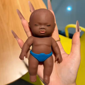 Natasha Black Baby Silicone Squishy Toy