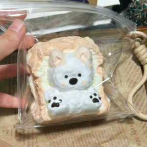Cute Puppy Toast Squishy Stress Relief