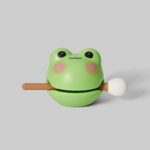 Meditation Frog Knocker Calm Desk Toy
